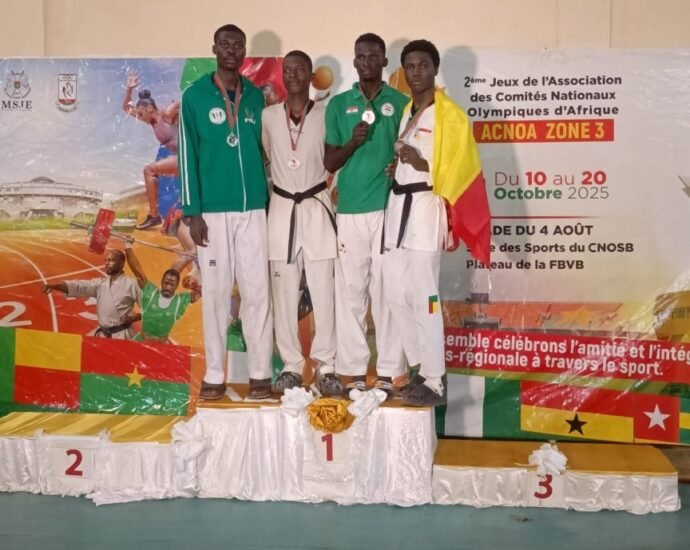 ANOCA Zone III Games : Team Nigeria sweeps 2 Taekwondo silver medals in Ouagadougou