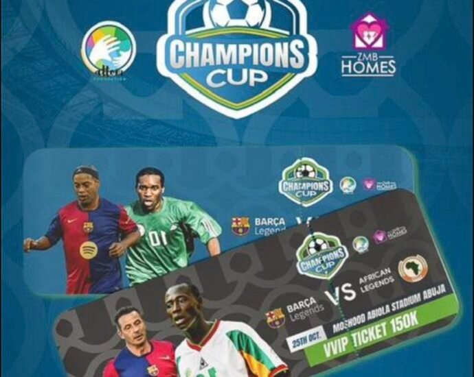 5 Days to Go: Legendary Obafemi Martins, Egyptian Legend El Hadary Confirm Attendance as Media Arrives for Champions Cup