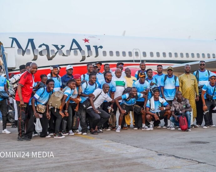 NPFL: Nasarawa United depart for Lagos Aboard  MAX Air line Ahead Ikorodu City FC Clash