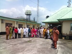 Onne Port distributes free medicines, other medical services to Retirees.