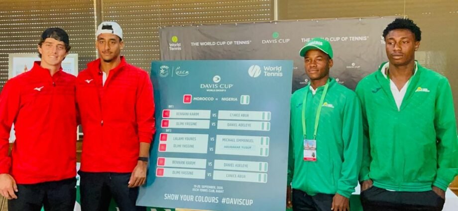 2026 DAVIS CUP WORLD GROUP II: Abua  to face Bennani in Opens Rabat Tie As Morocco, Nigeria Draws Are Set