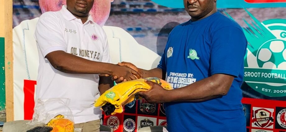 GFORCE Peace And  Unity Football Competition Hits Semifinals as Organizers Present Jersey  to Last Four Teams