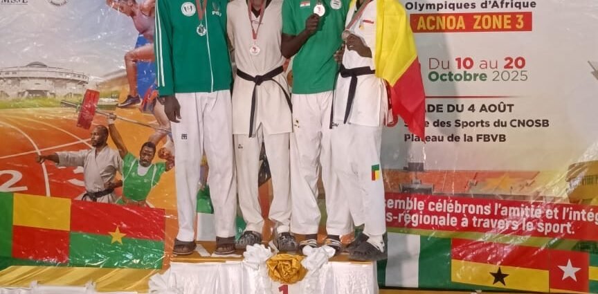ANOCA Zone III Games : Team Nigeria sweeps 2 Taekwondo silver medals in Ouagadougou