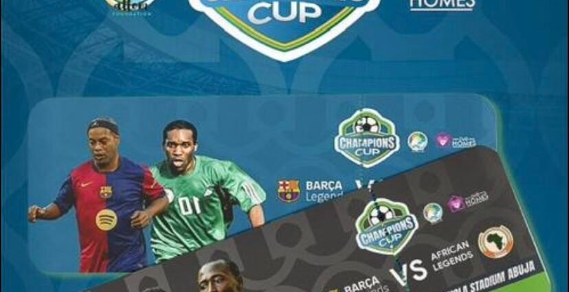 5 Days to Go: Legendary Obafemi Martins, Egyptian Legend El Hadary Confirm Attendance as Media Arrives for Champions Cup