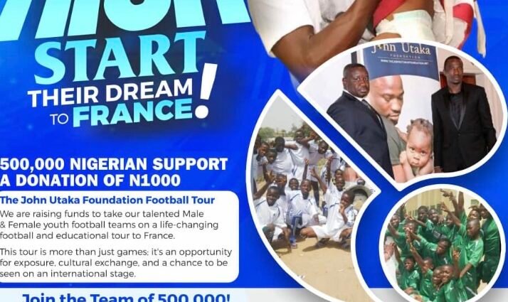 Utaka Foundation to Empower Nigerian Youths through Sports and Education Utaka Foundation to Empower Nigerian Youths through Sports and Education