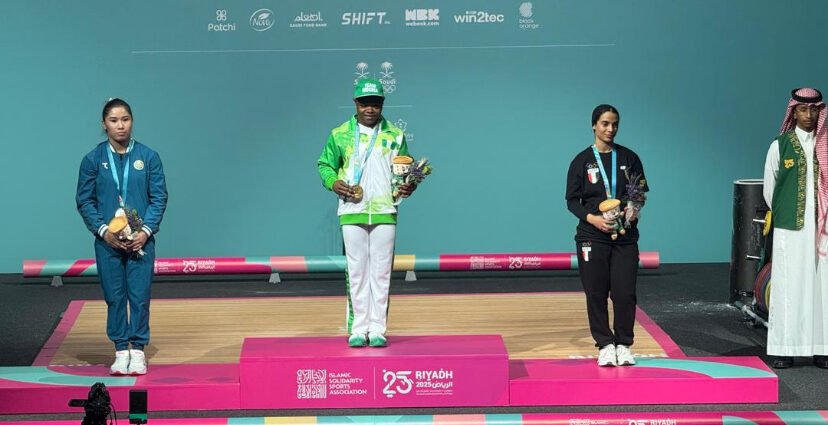 Riyadh2025: Rafiatu Lawal Wins Three Gold Medals in Women’s 58KG Weightlifting Event