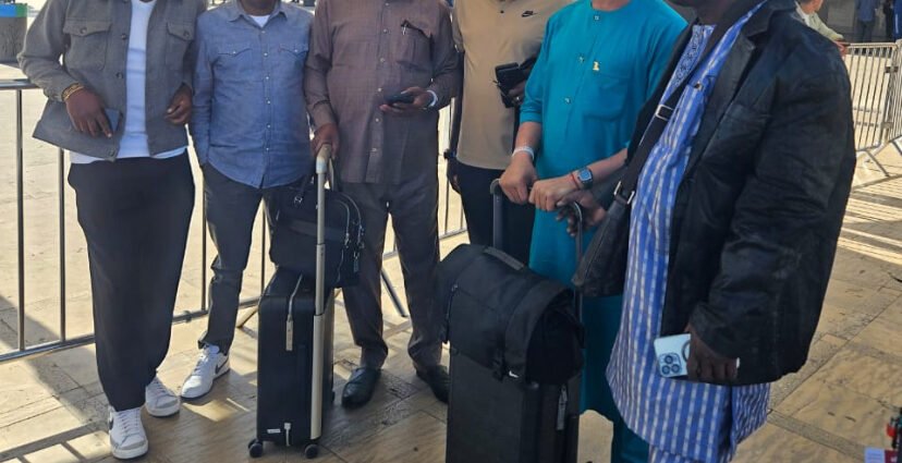 United Front: ANFASSC President, NFF President, NFF General Secretary and SSA to the President Arrive in Morocco for World Cup Qualifier Playoff