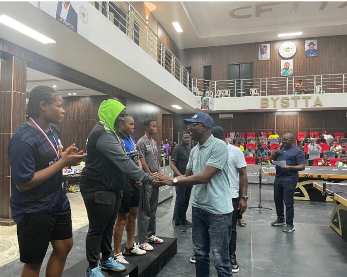Adegoke, Ajoke, Crowned Champions in 1st Governor Diri Top-16 National Table Tennis Championship