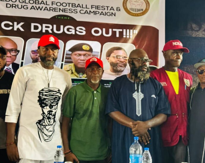 Edo Global  Football Fiesta kicks off with Anti-Drug Awareness Messages