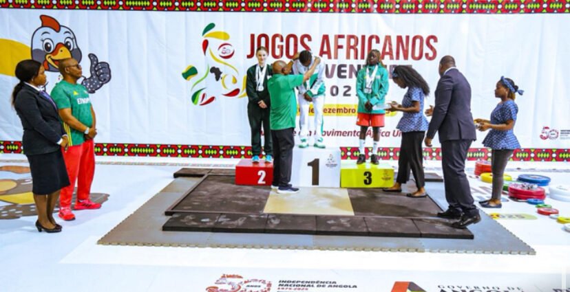 Golden Girl, Florence Olarioye Strikes Triple Gold in Weightlifting