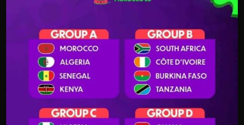 WAFCON 2026 Final Draw Confirmed