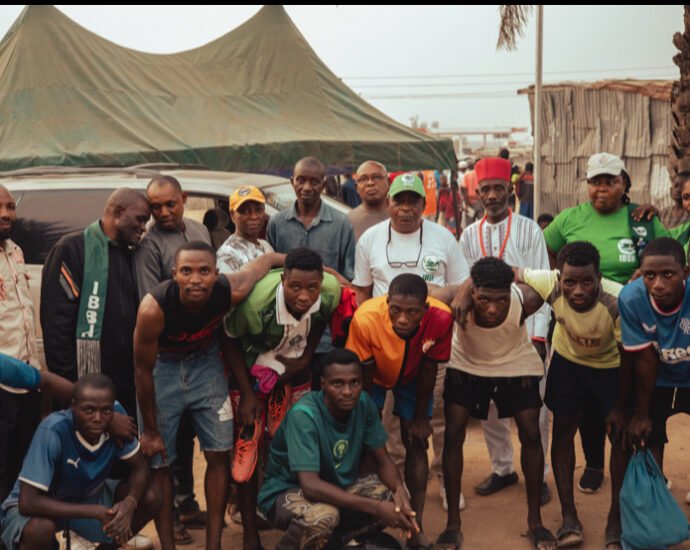 Photo Description: IBBN Novelty Football Match in Gwako