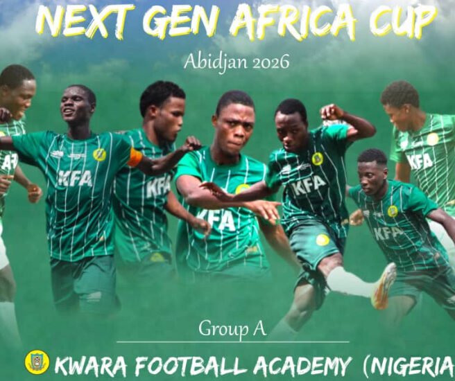 Kwara Football Academy Set for 2026 NextGen Africa Cup in Abidjan