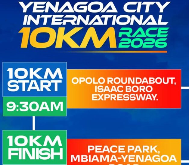 Yenagoa City International 10KM Race: Press Conference Set for April 3, Kit Collection Begins April 1