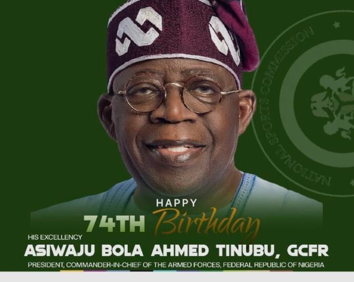NSC DG, Hon. Bukola Olopade Celebrates President Bola Ahmed Tinubu at 74