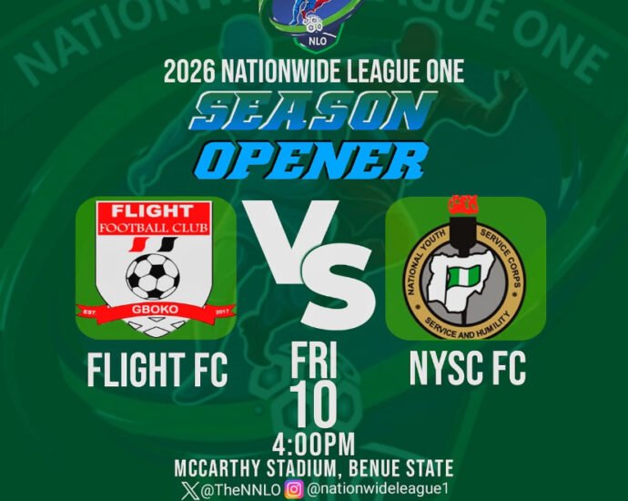 Flight FC vs NYSC FC Opens 2026 NLO Season with AI Live Streaming Debut
