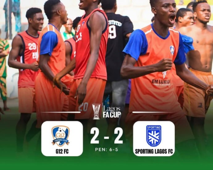 G12 FC Edge Sporting Lagos on Penalties as Lagos FA Cup Round of 32 Delivers Drama