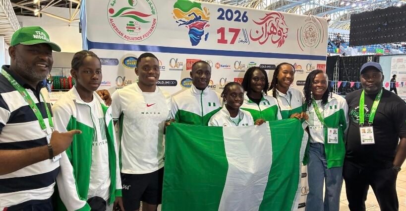 NSC Commends Team Nigeria’s Impressive Outing at 17th Africa Aquatics Championships