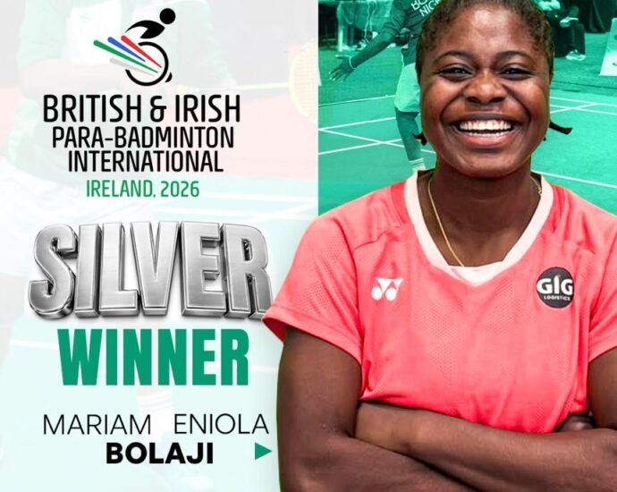 Para Badminton: Eniola Bolaji bags silver at 2026 British & Irish International
