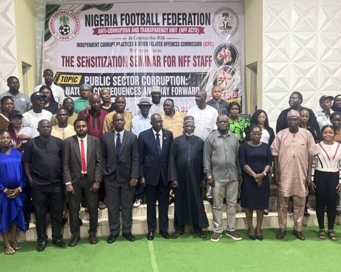 NFF, ICPC strengthen anti-corruption drive with staff-sensitisation seminar