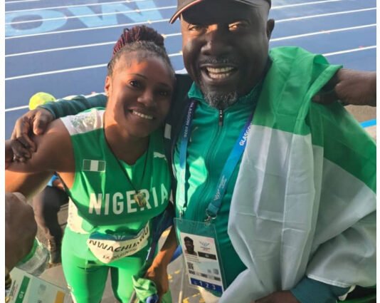 Glasgow 2026: Nwachukwu Smashes World Record to Win Nigeria’s 7th Gold, as Oji Claims Silver on Debut Appearance