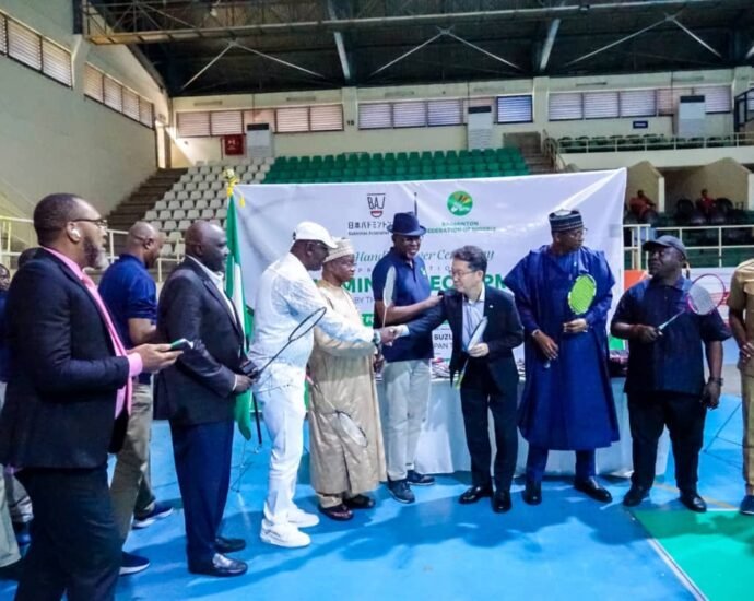 Japan Donates 55 Badminton Rackets, 44 Shuttlecocks to Nigeria