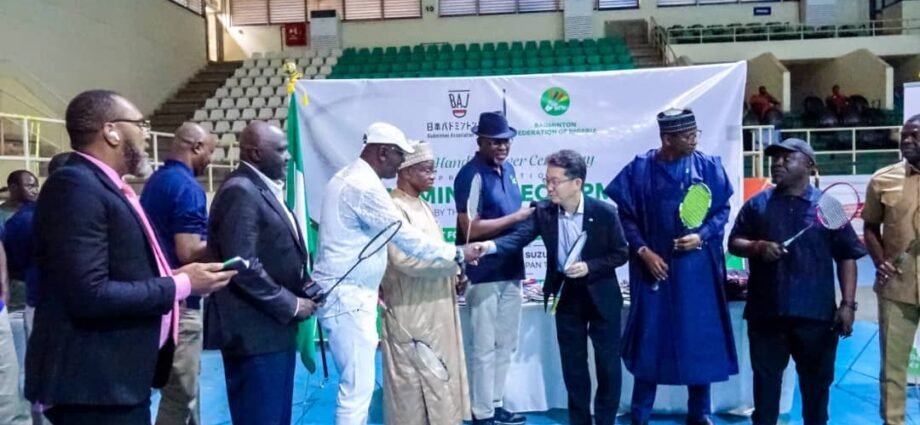 Japan Donates 55 Badminton Rackets, 44 Shuttlecocks to Nigeria Japan Donates 55 Badminton Rackets, 44 Shuttlecocks to Nigeria