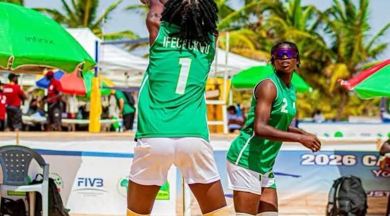 Nigeria book semifinal spot at African U18 Beach Volleyball Development Cup Nigeria book semifinal spot at African U18 Beach Volleyball Development Cup