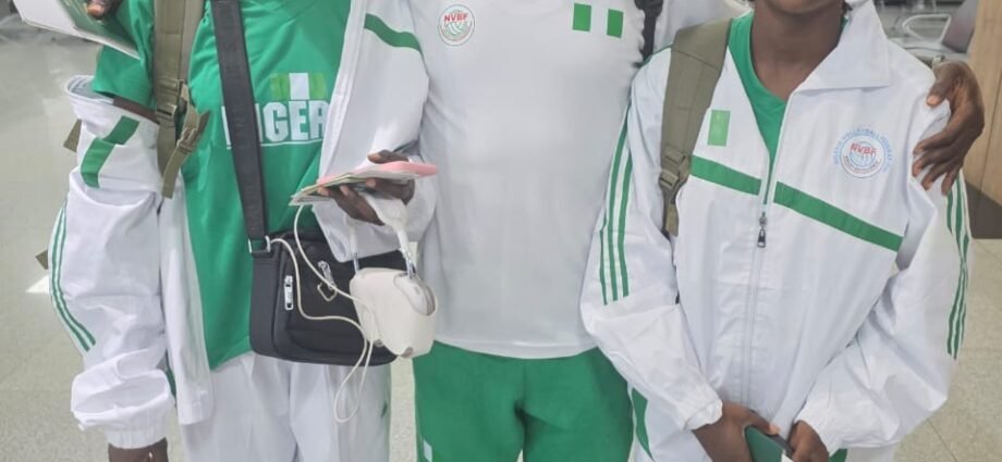 Beach Volleyball: Lawrence, Odoh depart Nigeria for African U18 Developmental Cup Beach Volleyball: Lawrence, Odoh depart Nigeria for African U18 Developmental Cup
