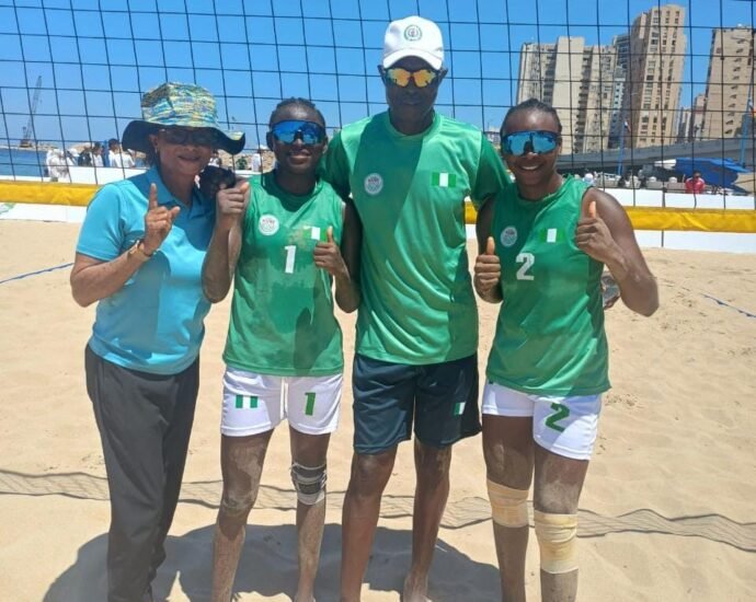 Beach Volleyball: Nigeria beat Egypt, qualify for quarterfinals at African Championship