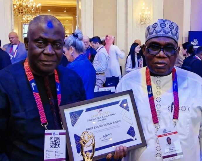 NHF President , Board Congratulate Prof. Ediga Agbo on Sultan Azlan Shah Award NHF President , Board Congratulate Prof. Ediga Agbo on Sultan Azlan Shah Award